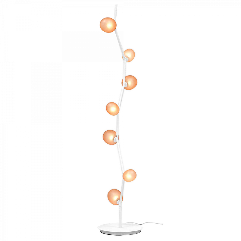 Торшер Conol Floor lamp Белый Янтарь (Amber) в Самаре | Loft Concept 