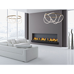 Люстра подвесная круглая золотого цвета с белыми изогнутыми световыми линиями Luke Lampco Tracer Lamp варинант исполнения - 12 | Loft Concept в Самаре