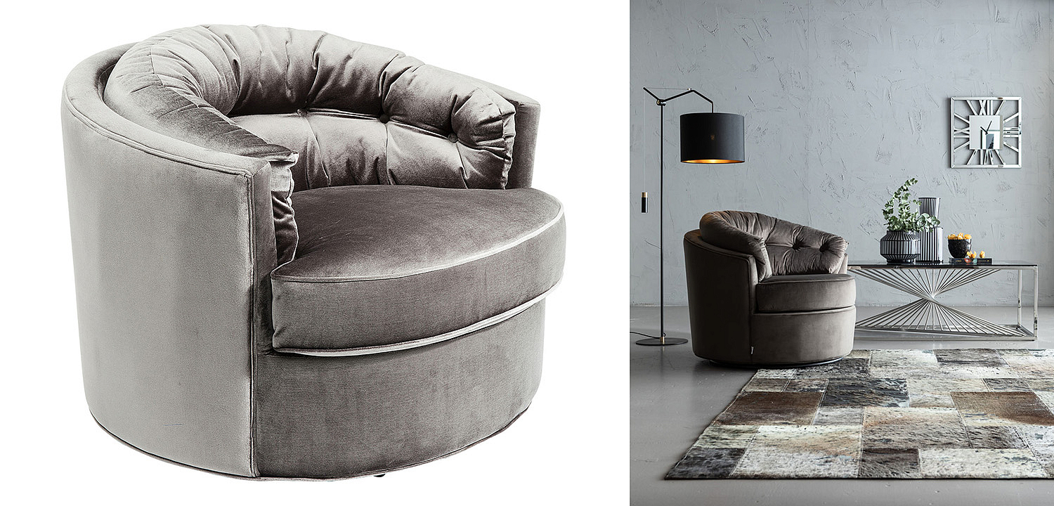 Кресло вращающееся Gray Delilah Кресло вращающееся Gray Delilah - Loft-Concept в Самаре