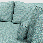 Мебельная ткань Шенилл бирюзовый цвет 142 см T4-61 варинант исполнения - 8 | Loft Concept в Самаре