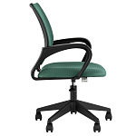 Офисное кресло с основанием из черного пластика Desk chairs Green варинант исполнения - 3 | Loft Concept в Самаре