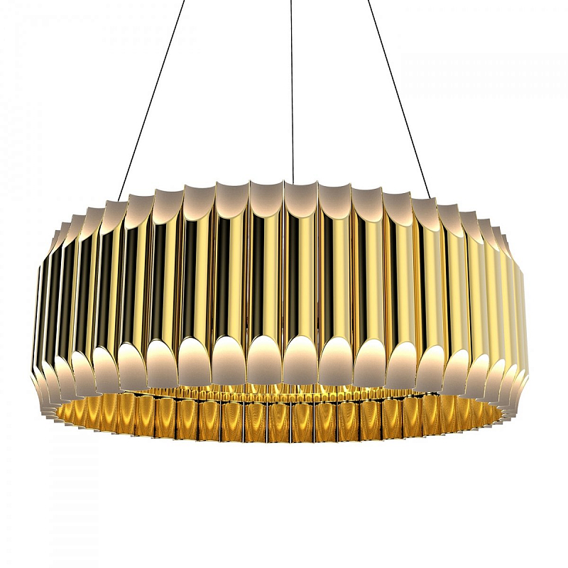 Люстра GALLIANO ROUND SUSPENSION LIGHT by DELIGHTFULL Gold Золотой Белый Люстра GALLIANO ROUND SUSPENSION LIGHT by DELIGHTFULL Gold Золотой Белый в Самаре | Loft Concept