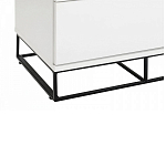 Комод белый с 3-мя ящиками Strict Lines  варинант исполнения - 4 | Loft Concept в Самаре