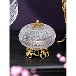 Конфетница из прозрачного рельефного стекла Eden Garden варинант исполнения - 10 | Loft Concept в Самаре