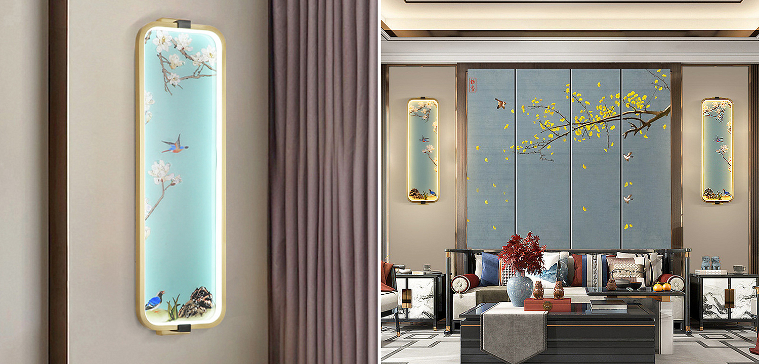 Бра Birds Oriental Scenes Wall Lamp Бра Birds Oriental Scenes Wall Lamp - Loft-Concept в Самаре
