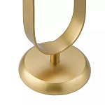 Столик приставной с овальным золотым основанием Oval Gold Base варинант исполнения - 3 | Loft Concept в Самаре