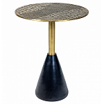 Кофейный столик с металлической столешницей Amphibian варинант исполнения - 1 | Loft Concept в Самаре