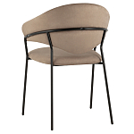 Коричневый стул с обивкой из искусственной замши Alexis варинант исполнения - 5 | Loft Concept в Самаре