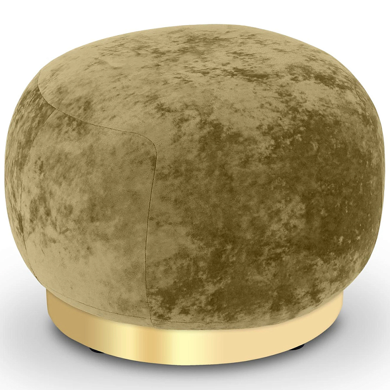 Круглый мягкий пуф Ambrose Soft Velour Pouf Мульти в Самаре | Loft Concept 
