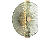 Бра с круглым стеклянным плафоном Gingham варинант исполнения - 9 | Loft Concept в Самаре