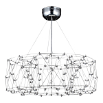 Люстра с тонкой металлической конструкцией цвета хром Quasar варинант исполнения - 1 | Loft Concept в Самаре