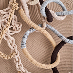 Круглое Дизайнерское Панно Дюна Round Panel Dune варинант исполнения - 5 | Loft Concept в Самаре