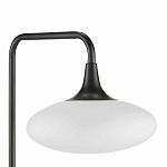 Торшер с белым стеклянным плафоном в форме эллипса Kernel варинант исполнения - 2 | Loft Concept в Самаре