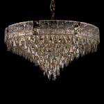 Люстра с каскадом из прозрачного хрусталя Constant Sparks варинант исполнения - 11 | Loft Concept в Самаре