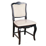 Стул из массива березы с мягким сиденьем без подлокотников в стиле прованс Vintage варинант исполнения - 1 | Loft Concept в Самаре