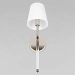 Бра с белым тканевым плафоном в форме конуса и металлическим основанием Nicoleta варинант исполнения - 4 | Loft Concept в Самаре