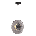 Подвесной светильник из дымчатого фактурного двойного стекла Heterochromia варинант исполнения - 3 | Loft Concept в Самаре