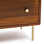 Комод с 6-ю ящиками с декором из ротанга Degarmo Chest of Drawers варинант исполнения - 4 | Loft Concept в Самаре