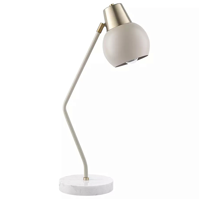 Настольная лампа с регулируемым плафоном Adjustable Lamp Бежевый Сливовый в Самаре | Loft Concept 