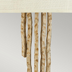 Бра с белым абажуром и элементами в виде натуральных веток Hinkley варинант исполнения - 3 | Loft Concept в Самаре