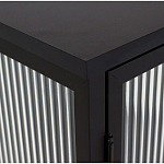 Сервант двухдверный с рифленым стеклом The Keeper варинант исполнения - 3 | Loft Concept в Самаре