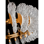 Люстра круглая с фактурными элементами в виде ракушек Inspired Sea варинант исполнения - 3 | Loft Concept в Самаре