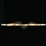 Люстра подвесная линейная Adilin Сhromium варинант исполнения - 1 | Loft Concept в Самаре