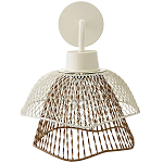 Бра с сетчатым металлическим абажуром Beige Gold Mesh Lampshade варинант исполнения - 2 | Loft Concept в Самаре