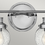 Бра для ванных комнат с прозрачным шарообразным плафоном из стекла с пузырьками на круглом основании Hinkley варинант исполнения - 17 | Loft Concept в Самаре