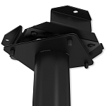 Барный стул вращающийся со спинкой и подлокотниками Douglas Rhombus Синий Велюр варинант исполнения - 6 | Loft Concept в Самаре