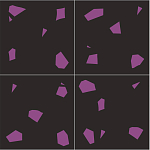 Плитка с узором Осколки варинант исполнения - 3 | Loft Concept в Самаре