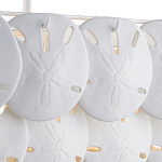 Люстра овальной формы с белыми подвесными элементами White Natural Lines варинант исполнения - 2 | Loft Concept в Самаре