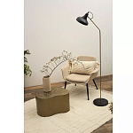 Торшер с плафоном в форме купола в сочетании черного и золотистого цвета Minimalist Execution варинант исполнения - 4 | Loft Concept в Самаре