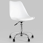 Офисный стул на металлическом основании EGGERY White пластик варинант исполнения - 2 | Loft Concept в Самаре