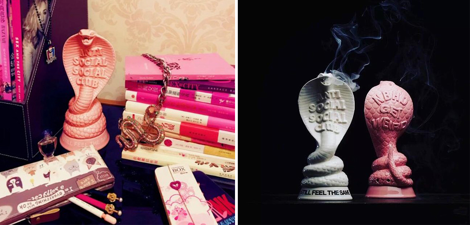 Курильница в виде кобры розовая - Loft-Concept в Самаре