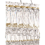 Люстра подвесная круглая из прозрачного хрусталя с золотым корпусом Selfsufficient варинант исполнения - 8 | Loft Concept в Самаре