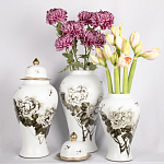 Декоративная ваза с крышкой Flowers in Pots варинант исполнения - 4 | Loft Concept в Самаре