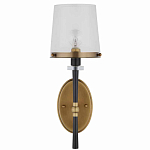 Бра настенное с прозрачным стеклянным абажуром Simple Pure Form варинант исполнения - 3 | Loft Concept в Самаре