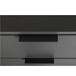 Комод цвета графит с 3-мя ящиками Strict Lines  варинант исполнения - 5 | Loft Concept в Самаре