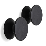 Комплект из 2-х круглых деревянных настенных крючков Bert Wall Hanger варинант исполнения - 1 | Loft Concept в Самаре