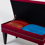 Мягкая банкетка с зоной для хранения Casket Red варинант исполнения - 2 | Loft Concept в Самаре