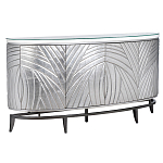 Комод фактурный серебристый с дверцами Silver Chest of Drawers варинант исполнения - 1 | Loft Concept в Самаре