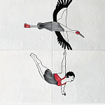 Плитка с узором Аист варинант исполнения - 2 | Loft Concept в Самаре