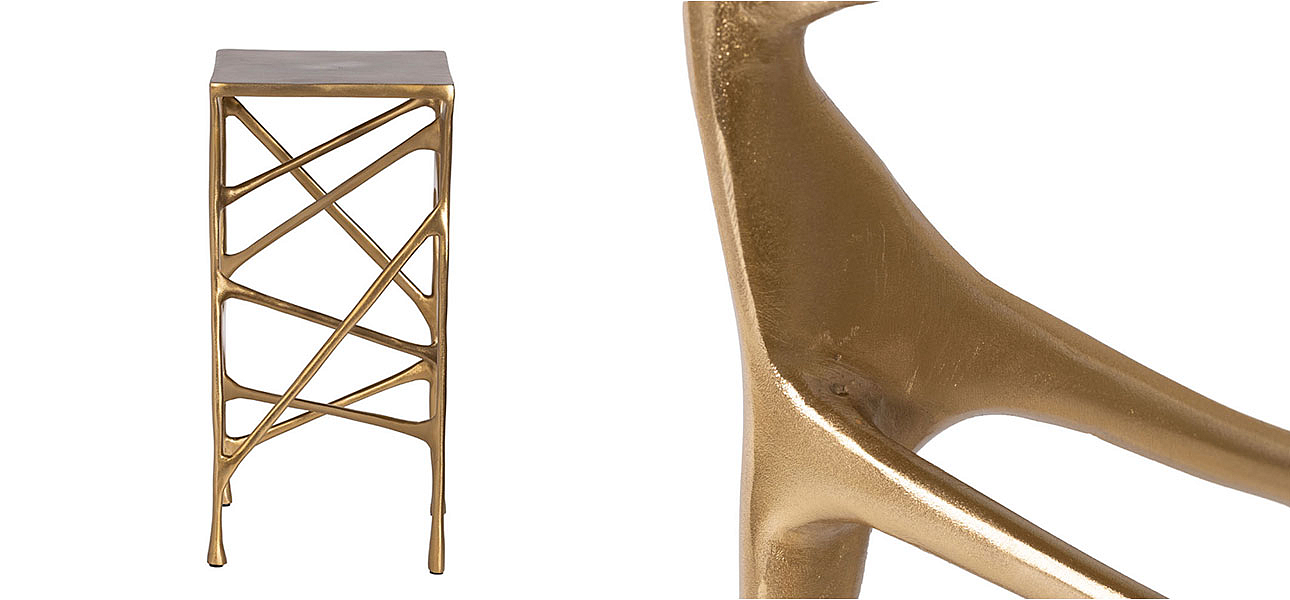 Столик журнальный Origania gold Столик журнальный Origania gold - Loft-Concept в Самаре