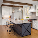 Подвесной светильник с прозрачным коническим стеклянным плафоном в современном стиле Feiss варинант исполнения - 3 | Loft Concept в Самаре