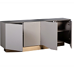 Комод со стеклянной столешницей и с выдвижными ящиками Minimalist Accent варинант исполнения - 2 | Loft Concept в Самаре