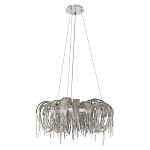 Люстра круглая подвесная с металлическими дугами и длинными цепочками 80 см Atlantis Chain варинант исполнения - 2 | Loft Concept в Самаре