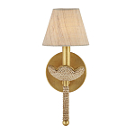 Бра из кованого железа с отделкой плетеной веревкой и сусальным золотом Parisian Style варинант исполнения - 4 | Loft Concept в Самаре