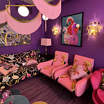 Картина Фламинго вышивка бисер Flamingo Beaded Wall Art варинант исполнения - 1 | Loft Concept в Самаре