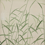 Обои ручная роспись Wild Grasses Special Colourway on Bleached Silver slub silk варинант исполнения - 2 | Loft Concept в Самаре